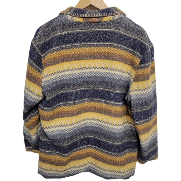 Vintage Southwest 1990s Y2K Boho Jacket Blazer Medium - Picture 3 of 5